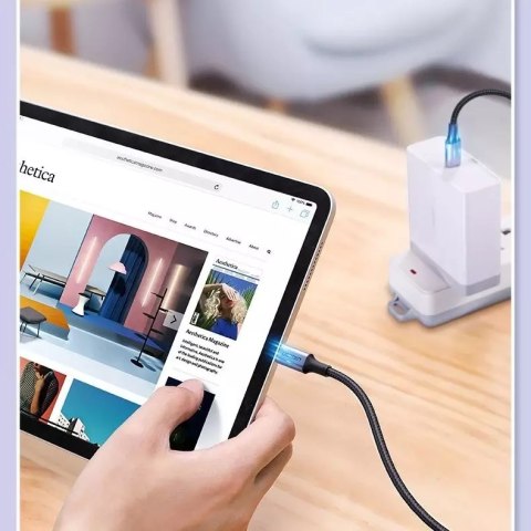 UGreen Ugreen kabel przewód USB Typ C - USB Typ C 5 A 100 W Power Delivery Quick Charge 3.0 FCP 480 Mbps 2 m szary (70429 US316) UGreen Ugreen kabel przewód USB Typ C - USB Typ C 5 A 100 W Power Delivery Quick Charge 3.0 FCP 480 Mbps 2 m szary (70429 US316)