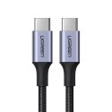 UGreen Ugreen kabel przewód USB Typ C - USB Typ C 5 A 100 W Power Delivery Quick Charge 3.0 FCP 480 Mbps 2 m szary (70429 US316)