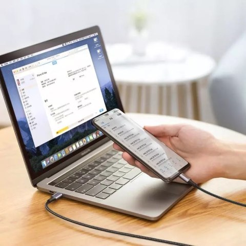 UGreen Ugreen kabel przewód USB Typ C - USB Typ C 5 A 100 W Power Delivery Quick Charge 3.0 FCP 480 Mbps 2 m szary (70429 US316) UGreen Ugreen kabel przewód USB Typ C - USB Typ C 5 A 100 W Power Delivery Quick Charge 3.0 FCP 480 Mbps 2 m szary (70429 US316)