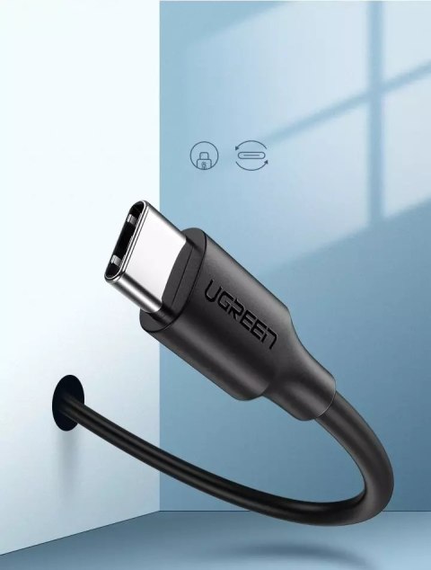 UGreen Ugreen kabel przewód USB - USB Typ C 2 A 2m czarny (60118) UGreen Ugreen kabel przewód USB - USB Typ C 2 A 2m czarny (60118)