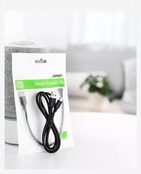 UGreen Ugreen kabel przewód USB - USB Typ C 480 Mbps 3 A 1,5 m czarny (US287 60117) UGreen Ugreen kabel przewód USB - USB Typ C 480 Mbps 3 A 1,5 m czarny (US287 60117)