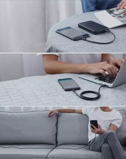 UGreen Ugreen kabel przewód USB - micro USB 2,4 A 480 Mbps 1,5 m czarny (US289 60137)