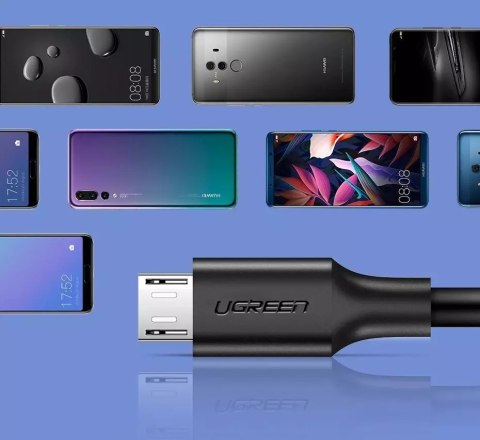 UGreen Ugreen kabel przewód USB - micro USB 2,4 A 480 Mbps 1,5 m czarny (US289 60137) UGreen Ugreen kabel przewód USB - micro USB 2,4 A 480 Mbps 1,5 m czarny (US289 60137)