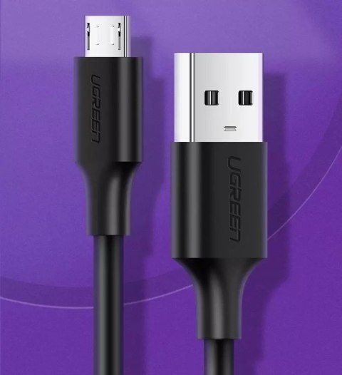 UGreen Ugreen kabel przewód USB - micro USB 2,4 A 480 Mbps 1,5 m czarny (US289 60137) UGreen Ugreen kabel przewód USB - micro USB 2,4 A 480 Mbps 1,5 m czarny (US289 60137)