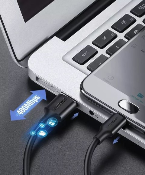 UGreen Ugreen kabel przewód USB - micro USB 2,4 A 480 Mbps 1,5 m czarny (US289 60137) UGreen Ugreen kabel przewód USB - micro USB 2,4 A 480 Mbps 1,5 m czarny (US289 60137)