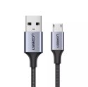 UGreen Ugreen kabel przewód USB - micro USB 2m szary (60148)