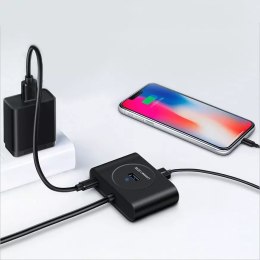 UGreen Ugreen rozdzielacz HUB 4x USB 3.2 Gen 1 (kabel 0,5 m) czarny (20290)
