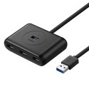 UGreen Ugreen rozdzielacz HUB 4x USB 3.2 Gen 1 (kabel 0,5 m) czarny (20290)