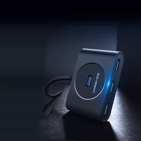UGreen Ugreen rozdzielacz HUB 4x USB 3.2 Gen 1 (kabel 0,5 m) czarny (20290) UGreen Ugreen rozdzielacz HUB 4x USB 3.2 Gen 1 (kabel 0,5 m) czarny (20290)
