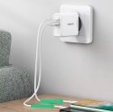 UGreen Ugreen szybka ładowarka sieciowa USB Typ C / USB 36 W Quick Charge 4.0 Power Delivery biały (60468 CD170)