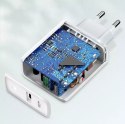 UGreen Ugreen szybka ładowarka sieciowa USB Typ C / USB 36 W Quick Charge 4.0 Power Delivery biały (60468 CD170)