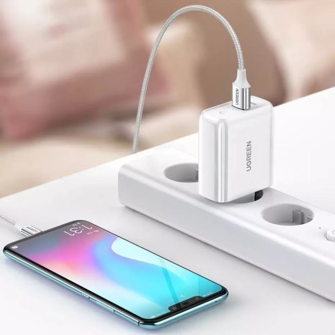 UGreen Ugreen szybka ładowarka sieciowa USB Typ C / USB 36 W Quick Charge 4.0 Power Delivery biały (60468 CD170) UGreen Ugreen szybka ładowarka sieciowa USB Typ C / USB 36 W Quick Charge 4.0 Power Delivery biały (60468 CD170)