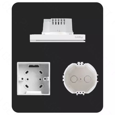 Aqara Aqara Przełącznik Ścienny H1 EU Neutral Double Aqara Aqara Przełącznik Ścienny H1 EU Neutral Double