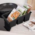 VILDE ORGANIZER POJEMNIK NA PRZYPRAWY W TOREBKACH CZARNY 229047-C
