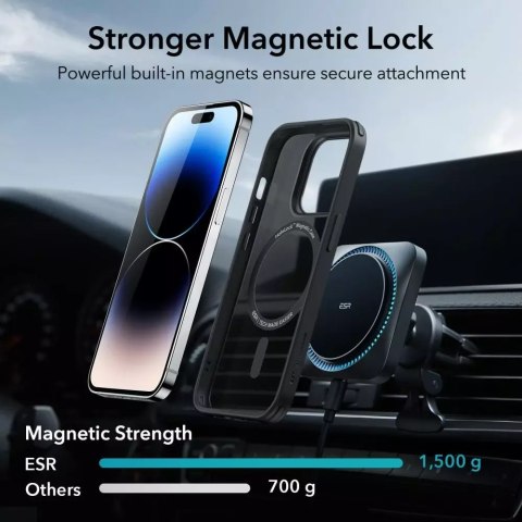 ESR Etui ochronne ESR CH HaloLock MagSafe do Apple iPhone 14 Pro Max Frosted Black ESR Etui ochronne ESR CH HaloLock MagSafe do Apple iPhone 14 Pro Max Frosted Black
