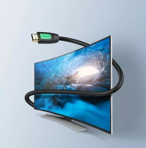 UGreen Kabel 2m UGREEN przewód HDMI 2.0 19 pin 4K 60Hz 30AWG czarny (10129) UGreen Kabel 2m UGREEN przewód HDMI 2.0 19 pin 4K 60Hz 30AWG czarny (10129)
