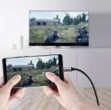 UGreen Ugreen kabel przewód HDMI - USB Typ C 4K 60 Hz 1,5 m czarno-szary (MM142 50570)