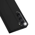 Dux Ducis Etui na telefon Dux Ducis Skin Pro do Samsung Galaxy S23 pokrowiec z klapką portfel na kartę podstawka czarne