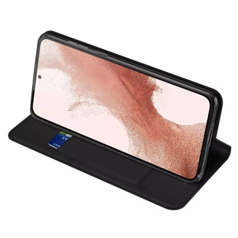 Dux Ducis Etui na telefon Dux Ducis Skin Pro do Samsung Galaxy S23 pokrowiec z klapką portfel na kartę podstawka czarne Dux Ducis Etui na telefon Dux Ducis Skin Pro do Samsung Galaxy S23 pokrowiec z klapką portfel na kartę podstawka czarne