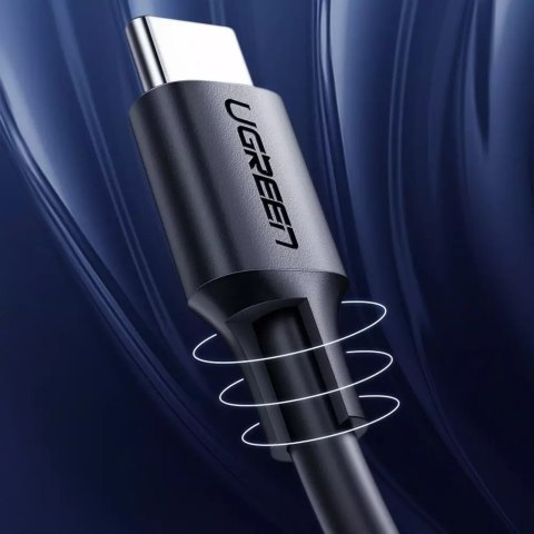 UGreen Kabel UGREEN USB Typ C do ładowania i transferu danych 3A 3m czarny (US286) UGreen Kabel UGREEN USB Typ C do ładowania i transferu danych 3A 3m czarny (US286)