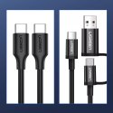 UGreen Kabel UGREEN USB Typ C do ładowania i transferu danych 3A 3m czarny (US286)