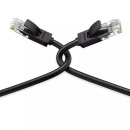 UGreen Płaski kabel sieciowy UGREEN LAN Ethernet Cat. 6 12m czarny (NW102)