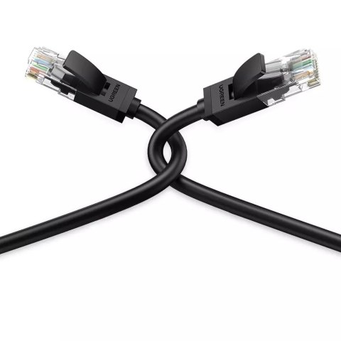 UGreen Płaski kabel sieciowy UGREEN LAN Ethernet Cat. 6 12m czarny (NW102) UGreen Płaski kabel sieciowy UGREEN LAN Ethernet Cat. 6 12m czarny (NW102)