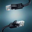 UGreen Płaski kabel sieciowy UGREEN LAN Ethernet Cat. 6 12m czarny (NW102)