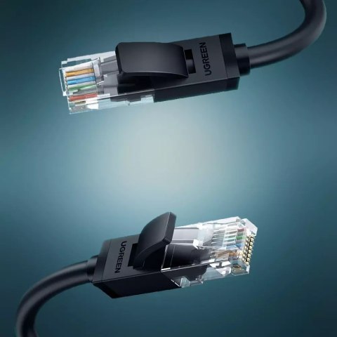 UGreen Płaski kabel sieciowy UGREEN LAN Ethernet Cat. 6 12m czarny (NW102) UGreen Płaski kabel sieciowy UGREEN LAN Ethernet Cat. 6 12m czarny (NW102)