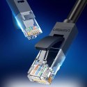 UGreen Płaski kabel sieciowy UGREEN LAN Ethernet Cat. 6 12m czarny (NW102)