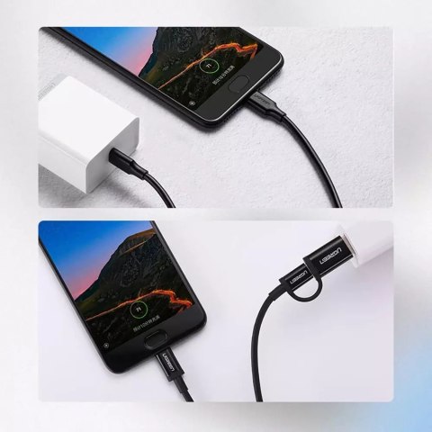 UGreen Ugreen kabel USB Typ C do ładowania i transferu danych 3A 2m czarny (US286) UGreen Ugreen kabel USB Typ C do ładowania i transferu danych 3A 2m czarny (US286)