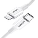 UGreen Ugreen kabel przewód USB Typ C - Lightning 3A 0,25 m biały (US171)