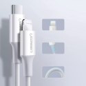 UGreen Ugreen kabel przewód USB Typ C - Lightning 3A 0,25 m biały (US171)