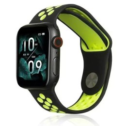 ProducentTymczasowy Beline pasek Apple Watch Sport Silicone 38/40/41mm czarno-limonkowy black/lime