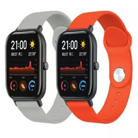 ProducentTymczasowy Pasek do Smartwatcha Beline pasek Everyday uniwersalny do 20mm pomarańcz / orange ProducentTymczasowy Pasek do Smartwatcha Beline pasek Everyday uniwersalny do 20mm pomarańcz / orange