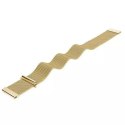 ProducentTymczasowy Pasek do Smartwatcha Beline pasek Fancy uniwersalny do 20mm złoty/gold