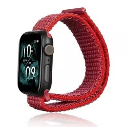 ProducentTymczasowy Pasek do smartwatcha Beline Nylon do Apple Watch 38/40/41mm czerwony /red