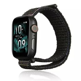 ProducentTymczasowy Pasek do smartwatcha Beline Nylon do Apple Watch 42/45/45/49mm czarny /black