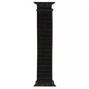 ProducentTymczasowy Pasek do smartwatcha Beline Nylon do Apple Watch 42/45/45/49mm czarny /black