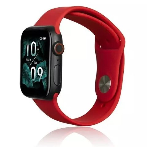 ProducentTymczasowy Pasek do smartwatcha Beline Silicone do Apple Watch 42/44/45/49mm czerwony /red ProducentTymczasowy Pasek do smartwatcha Beline Silicone do Apple Watch 42/44/45/49mm czerwony /red
