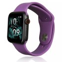ProducentTymczasowy Pasek do smartwatcha Beline Silicone do Apple Watch 42/44/45/49mm fioletowy /purple