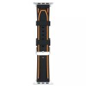 ProducentTymczasowy Pasek do smartwatcha Beline Solid Silicone do Apple Watch 38/40/41mm pomarańczowo-czarny orange/black