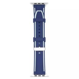 ProducentTymczasowy Pasek do smartwatcha Beline Solid Silicone do Apple Watch 42/44/45/49mm granatowo-biały navy/white