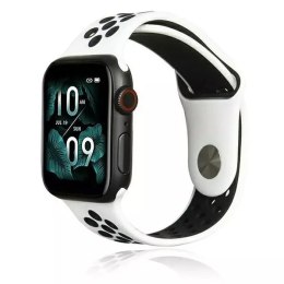 ProducentTymczasowy Pasek do smartwatcha Beline Sport Silicone do Apple Watch 38/40/41mm biało-czarny white/black