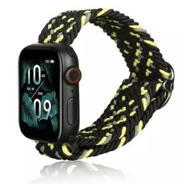 ProducentTymczasowy Pasek do smartwatcha Beline Textile do Apple Watch 38/40/41mm czarno-limonkowy black/lime