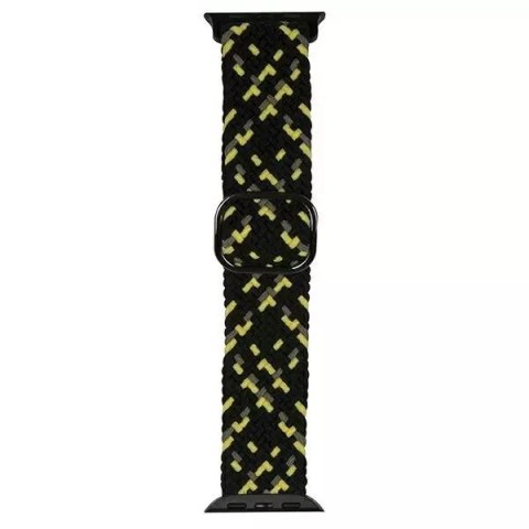 ProducentTymczasowy Pasek do smartwatcha Beline Textile do Apple Watch 42/44/45/49mm czarno-limonkowy black/lime ProducentTymczasowy Pasek do smartwatcha Beline Textile do Apple Watch 42/44/45/49mm czarno-limonkowy black/lime