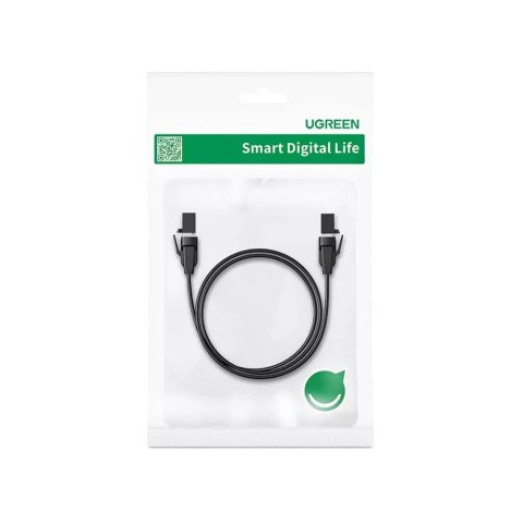 UGreen Kabel UGREEN LAN Ethernet Cat.8 U/FTP płaski 2m czarny (NW134) UGreen Kabel UGREEN LAN Ethernet Cat.8 U/FTP płaski 2m czarny (NW134)