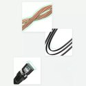 UGreen Kabel UGREEN LAN Ethernet Cat.8 U/FTP płaski 2m czarny (NW134)