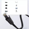 UGreen Kabel UGREEN LAN Ethernet Cat.8 U/FTP płaski 2m czarny (NW134)