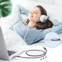 UGreen Kabel UGREEN adapter przedłużacz AUX mini jack 3,5 mm 2m niebieski (AV118)